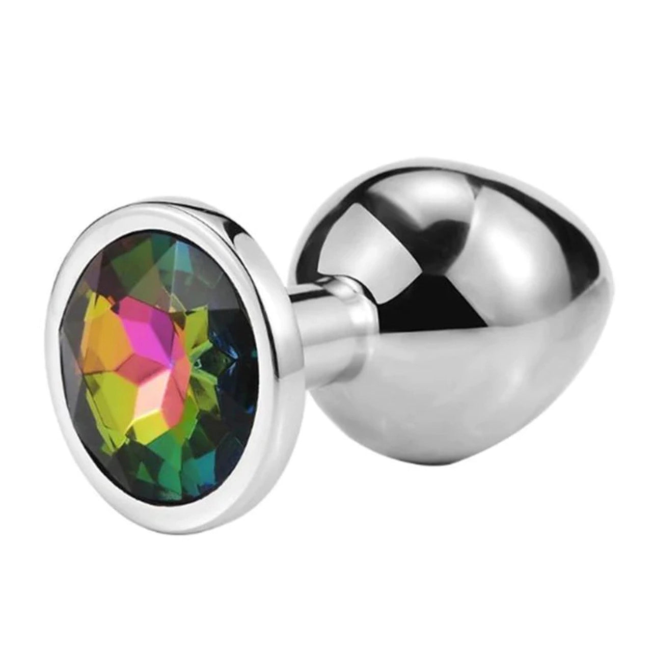 Stainless Steel Gem Anal Plug - DDB
