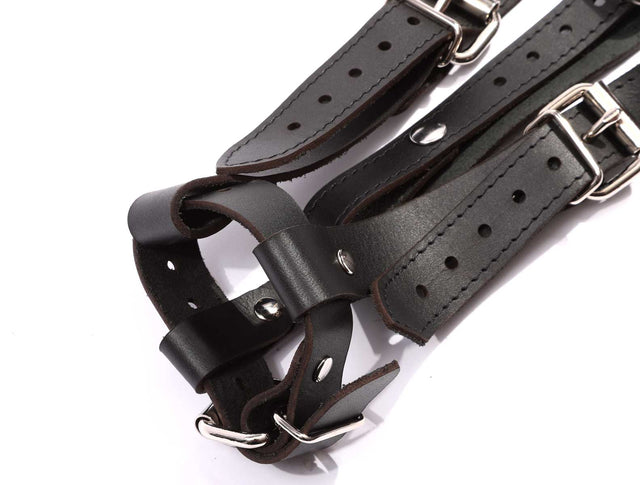 Mandrake - Premium Leather BDSM Forced Orgasm Belt Attachment - DDB