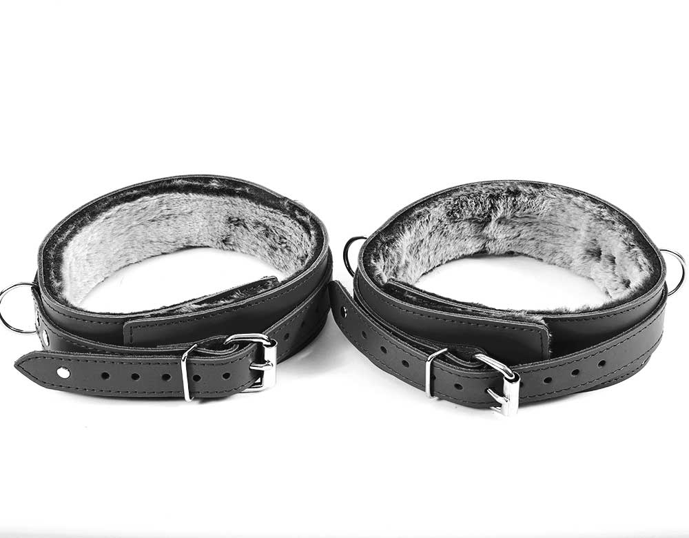 premium leather thigh cuffs