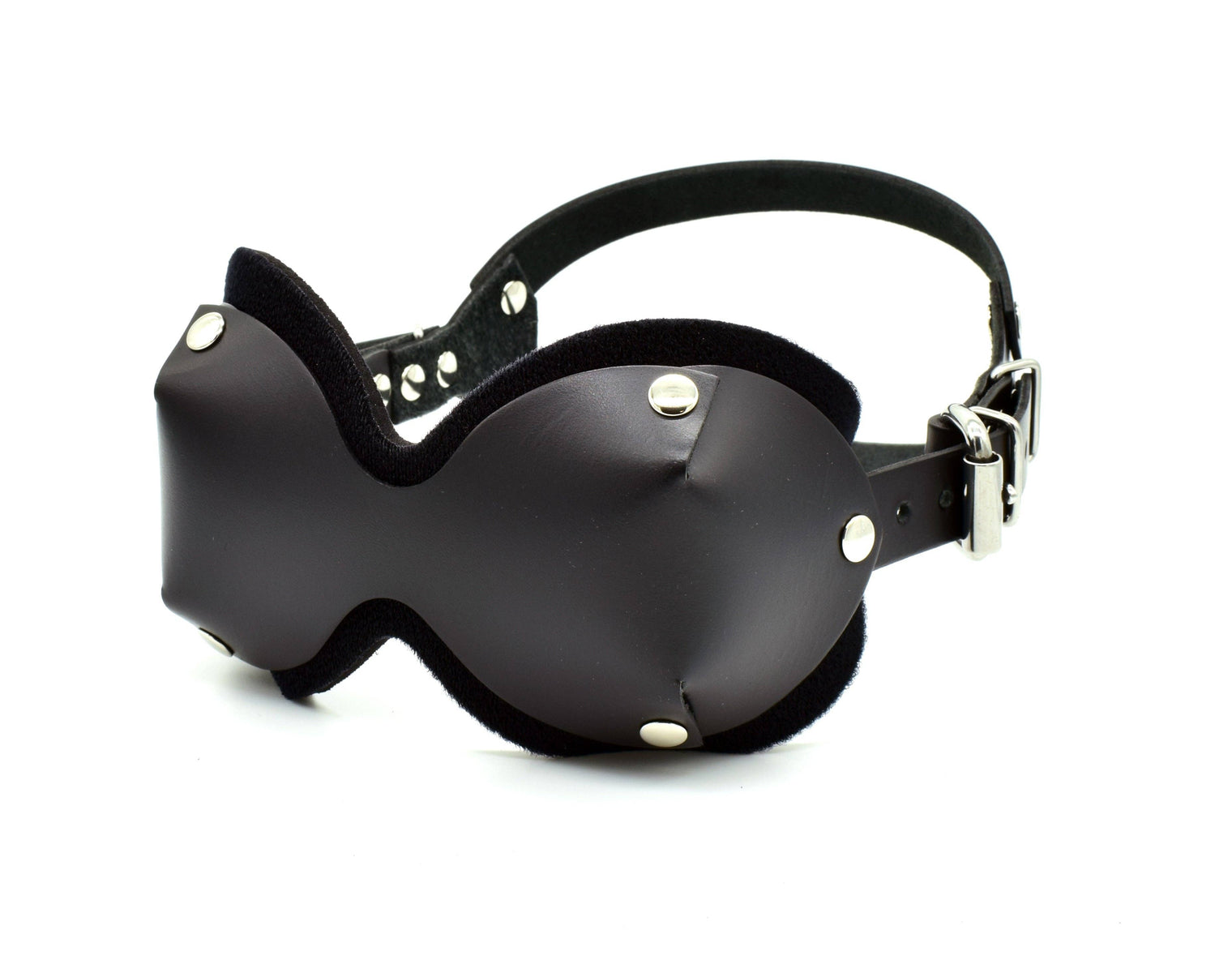 Ultimate Leather Blindfold - Dark Desires Boutique