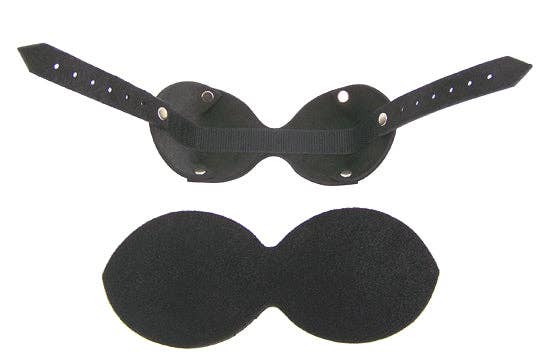 Ultimate Leather Blindfold - Dark Desires Boutique