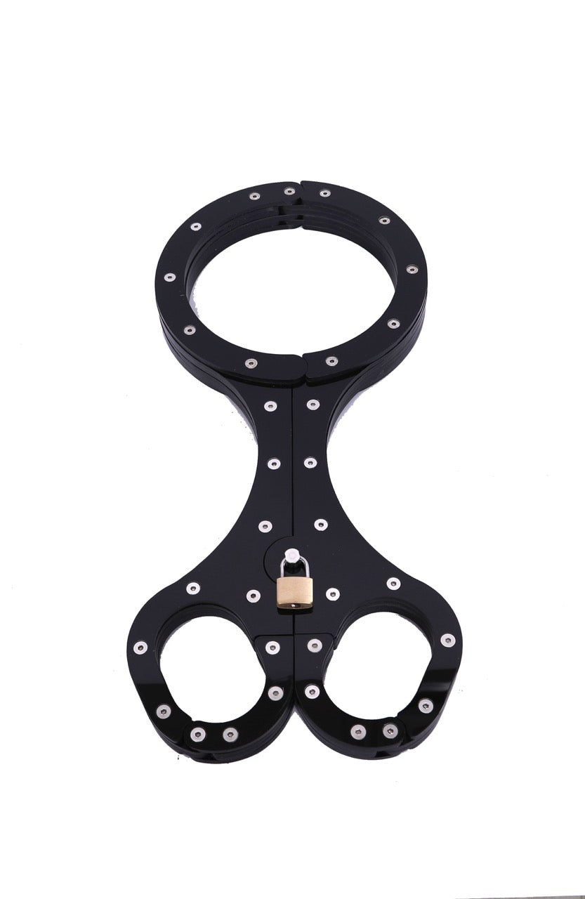 Medea’s Cursed Bind - Black Acrylic Bondage Pillory - Dark Desires Boutique