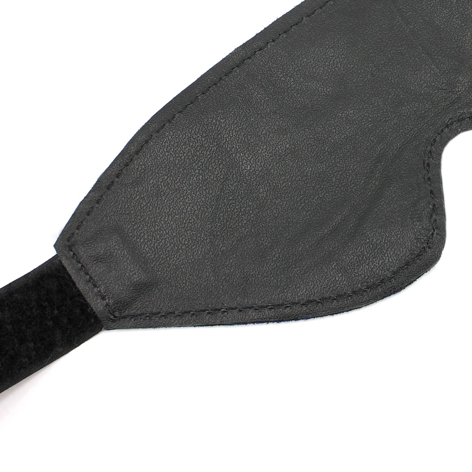 Sonya - Special Edition Metallic Sapphire Leather Blindfold - Dark Desires Boutique