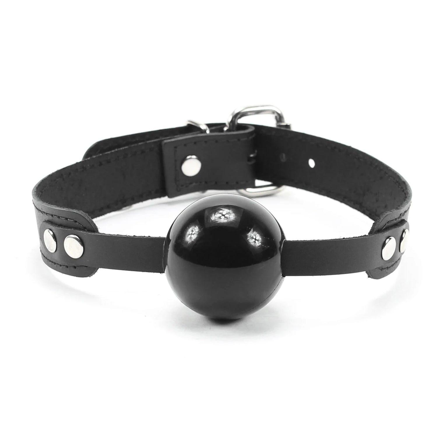 Mandrake - Leather BDSM Ball Gag - Dark Desires Boutique