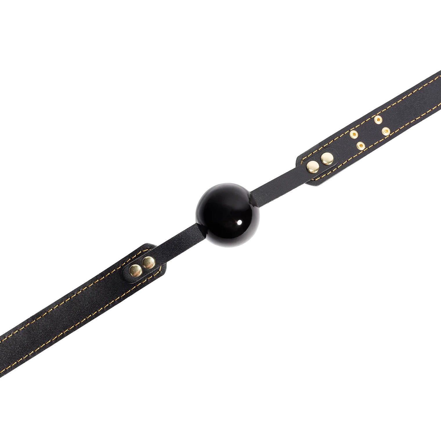 Theodora Luxury Handcrafted Leather Ball Gag - Dark Desires Boutique