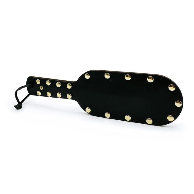 Theodora Luxury Leather Studded Paddle - Dark Desires Boutique