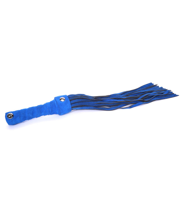 Daphne - Cobalt Luxury Suede Flogger - Dark Desires Boutique
