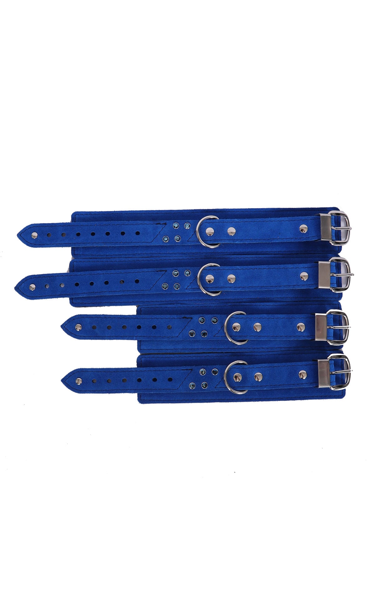 Suede Wrist and Ankle BDSM Restraints - Dark Desires Boutique
