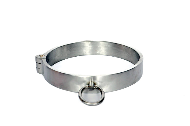 Cerridwen’s Enchanted Collar - Stainless Steel Bondage Collar - Dark Desires Boutique