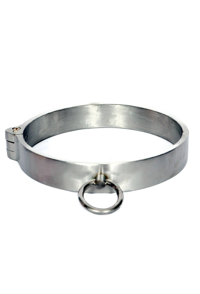 Cerridwen’s Enchanted Collar - Stainless Steel Bondage Collar - Dark Desires Boutique