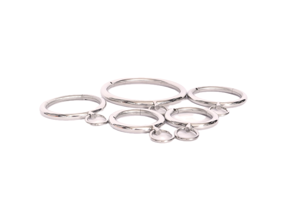 Eris’ Chaotic Caress Rings - Stainless Steel BDSM Ring Set - Dark Desires Boutique