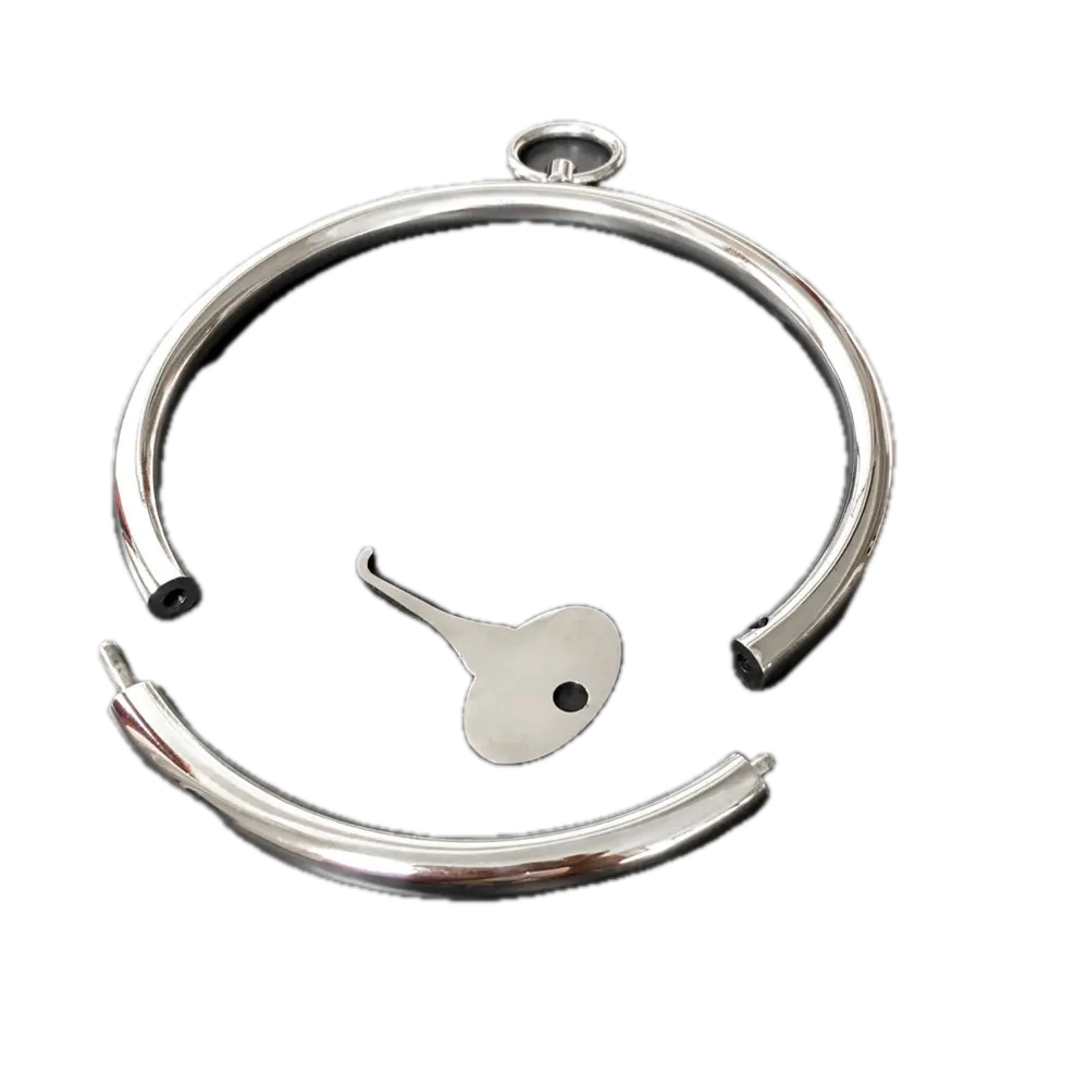 Eris’ Chaotic Caress Rings - Stainless Steel Captive Set - Dark Desires Boutique