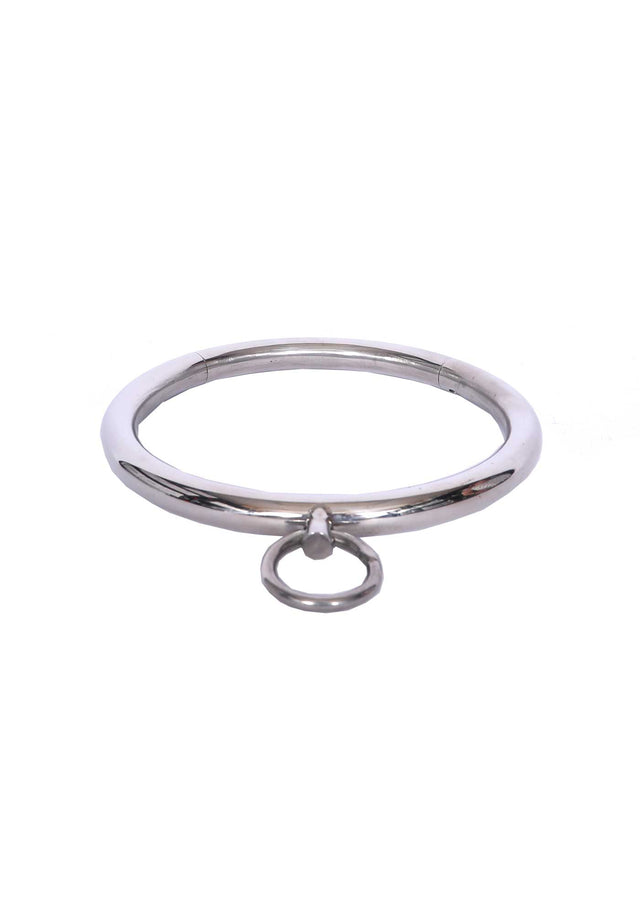 Eris’ Chaotic Caress Rings - Stainless Steel Collar - Dark Desires Boutique