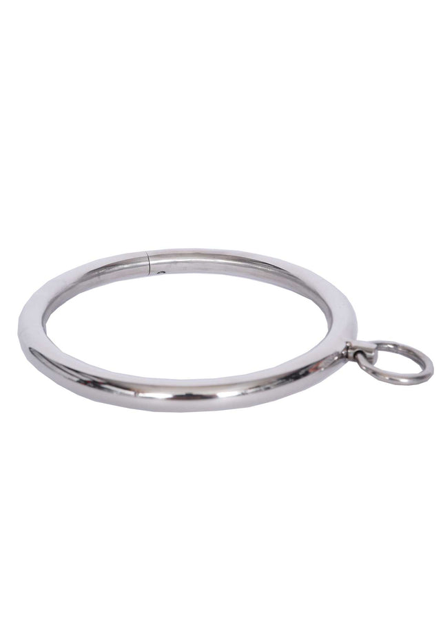 Eris’ Chaotic Caress Rings - Stainless Steel Collar - Dark Desires Boutique