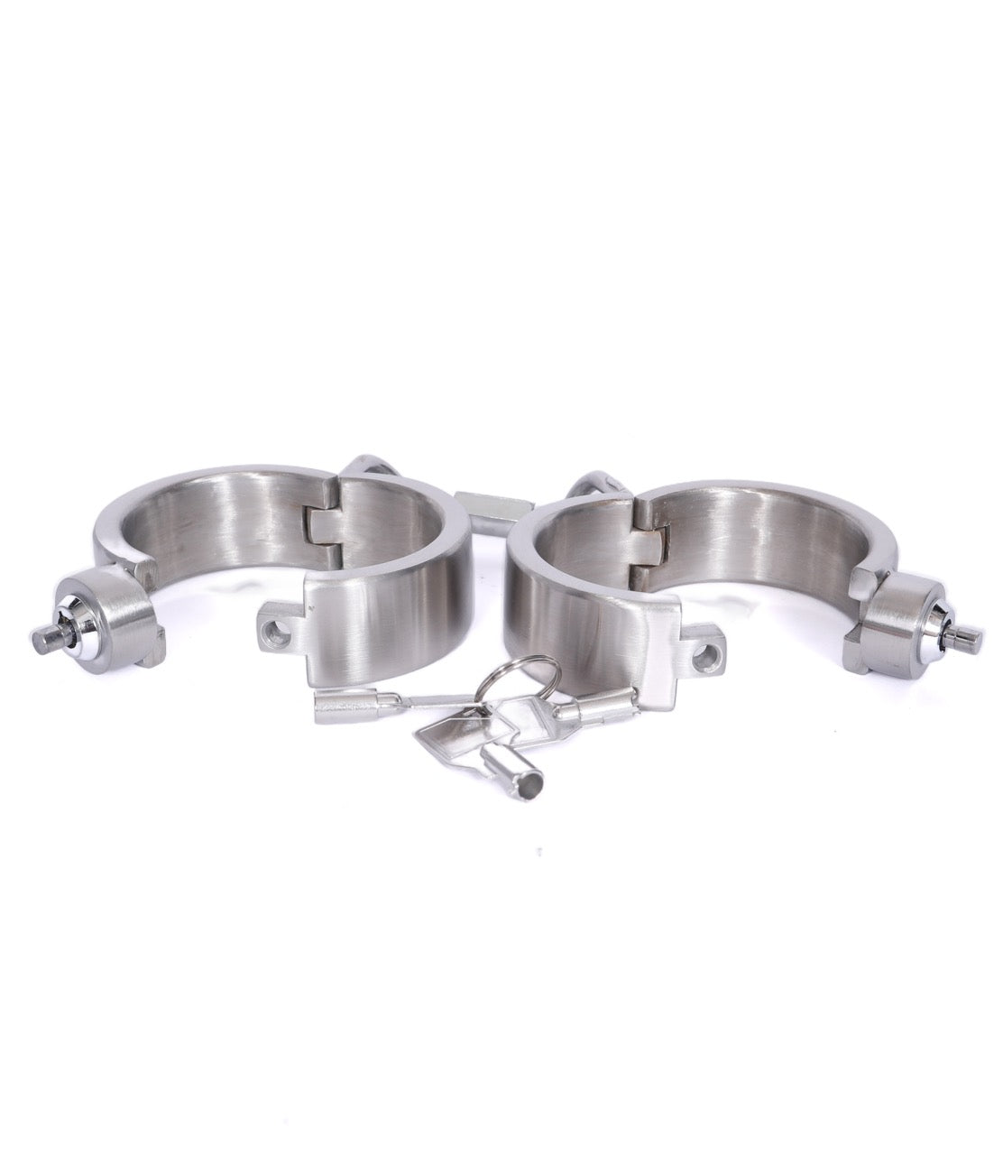 Kali’s Steel Seduction Stainless Steel Handcuffs - Dark Desires Boutique