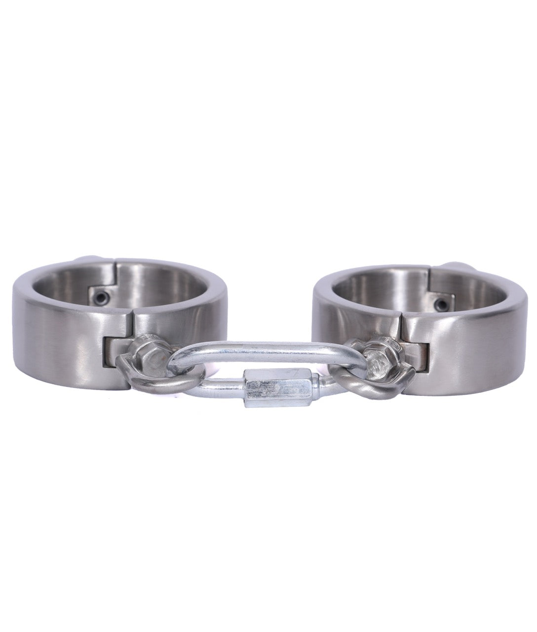 Kali’s Steel Seduction Stainless Steel Handcuffs - Dark Desires Boutique