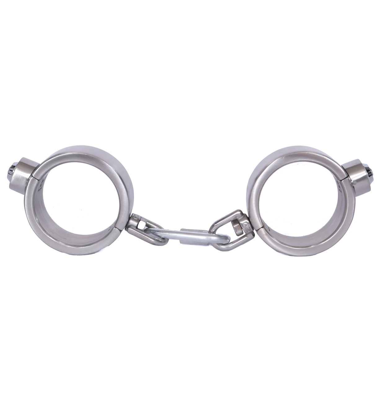 Kali’s Steel Seduction Stainless Steel Handcuffs - Dark Desires Boutique