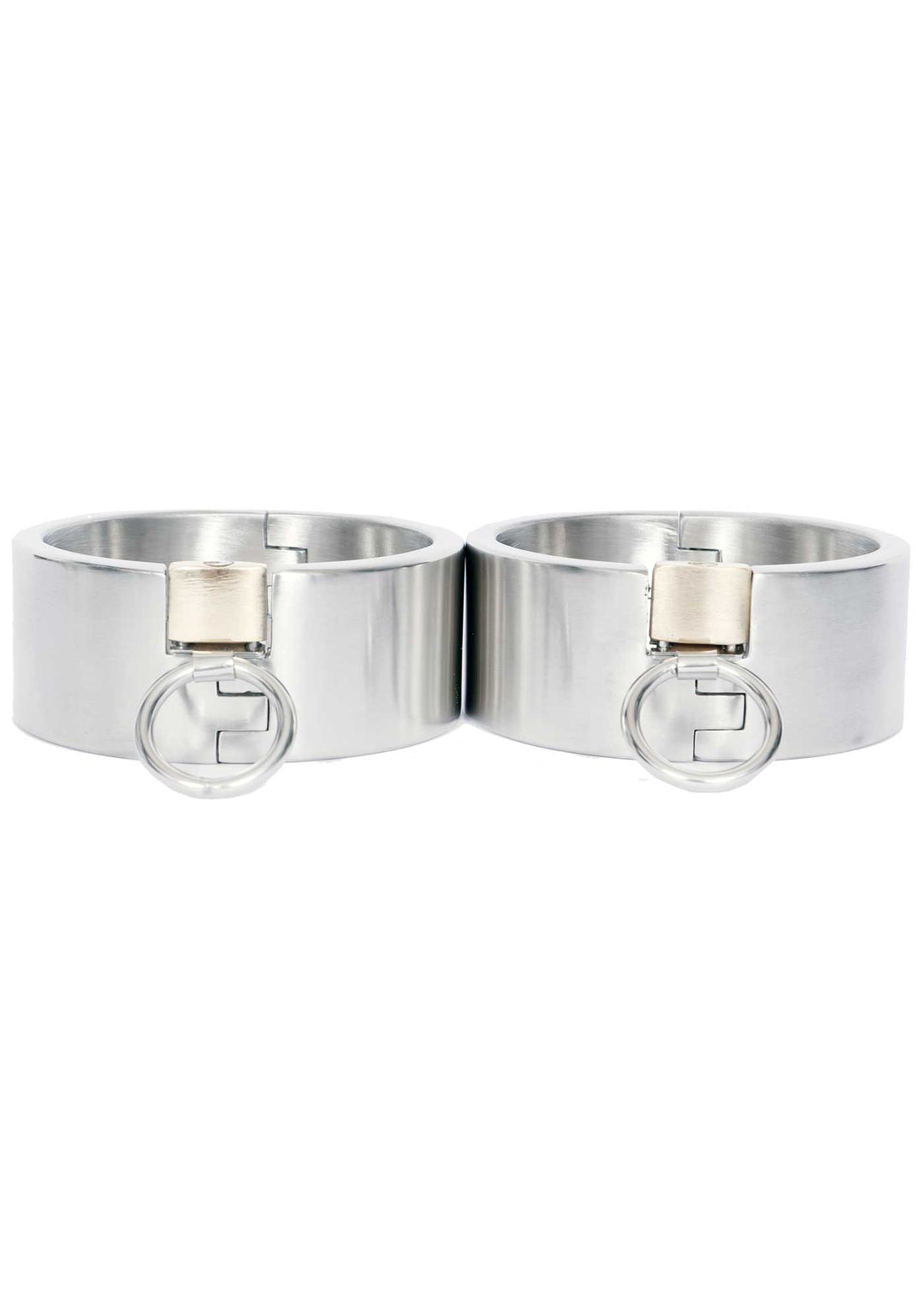 Stainless Steel Bondage Cuffs - BDSM at Dark Desires Boutique