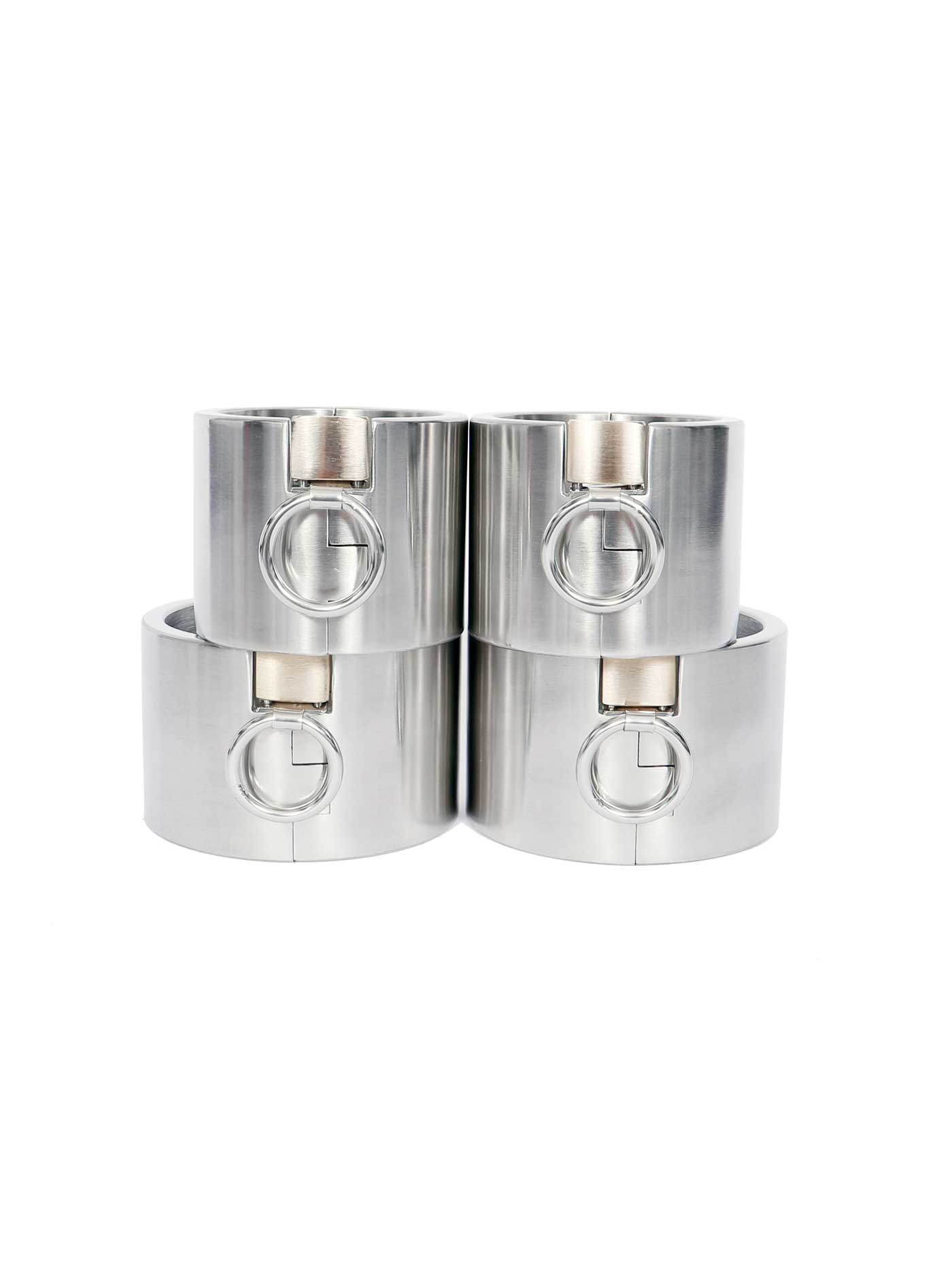 Anahita’s Radiant Restraints Collection 2.4 Inch (6cm) - Stainless Steel Bondage Set - Dark Desires Boutique