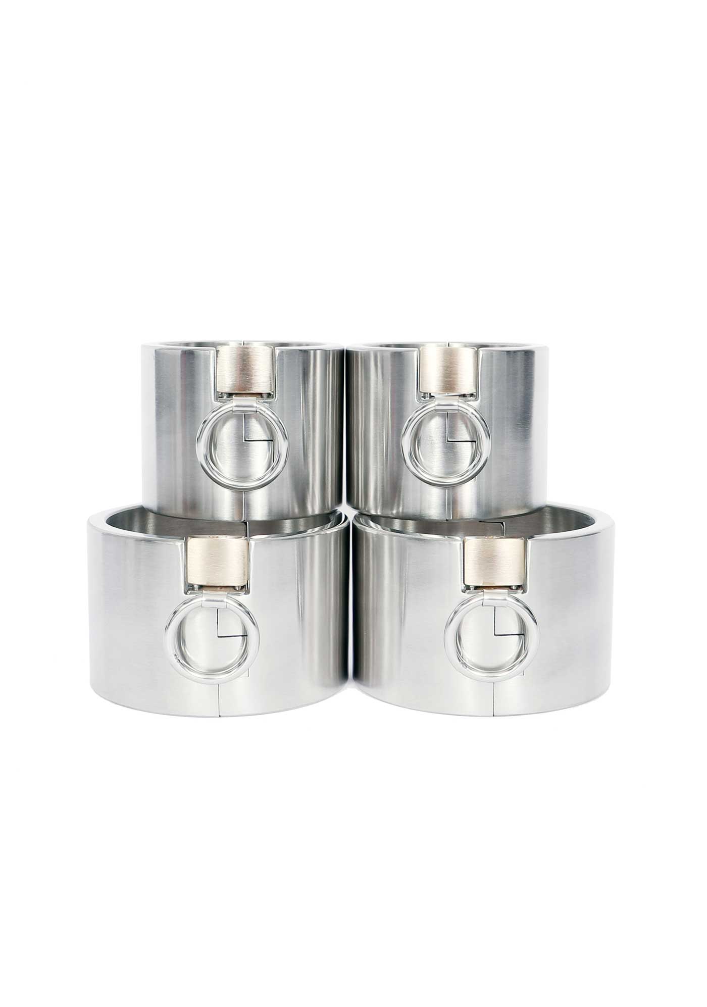 Anahita’s Radiant Restraints Collection 2.4 Inch (6cm) - Stainless Steel Bondage Set - Dark Desires Boutique