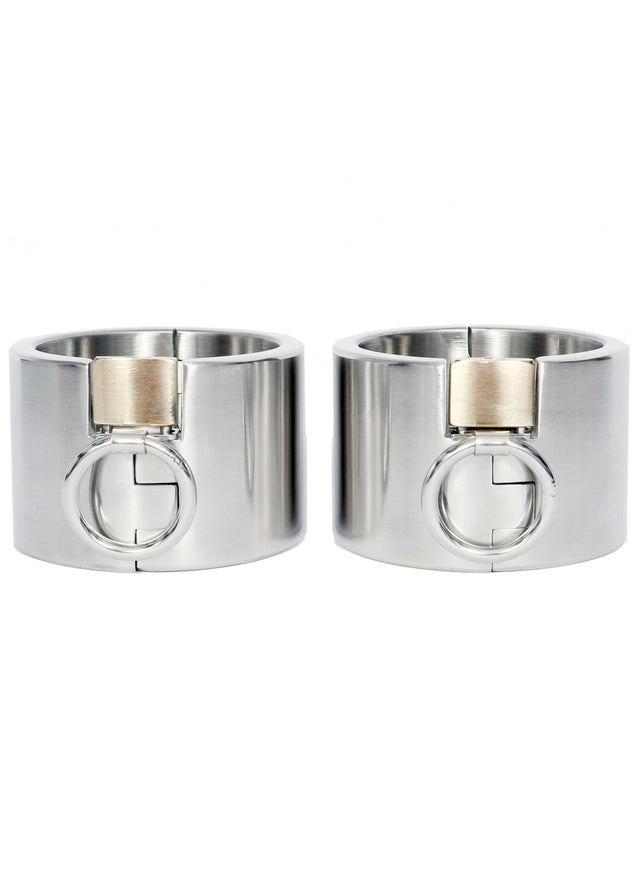 Anahita’s Radiant Restraints Collection 2 Inch (5cm) - Stainless Steel Bondage Set - Dark Desires Boutique