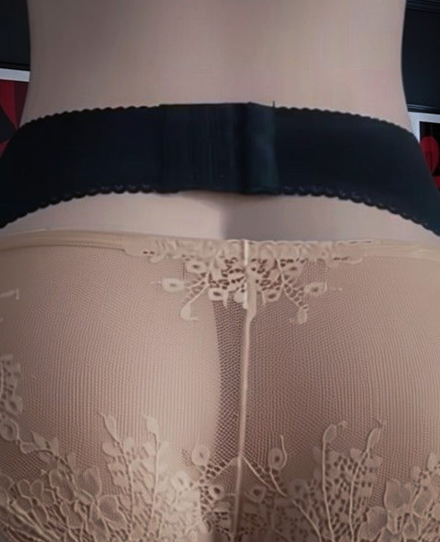 6 Strap Garter Belt Soft Panels - Extended sizes available - DDB