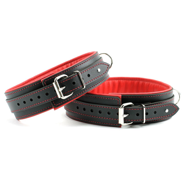 Mandrake - Padded Leather BDSM Thigh Restraints - DDB