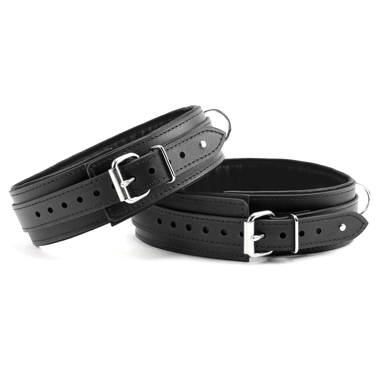 Mandrake - Padded Leather BDSM Thigh Restraints - DDB