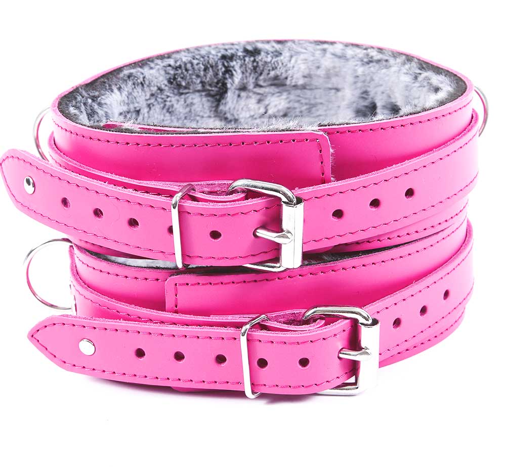 premium leather thigh cuffs