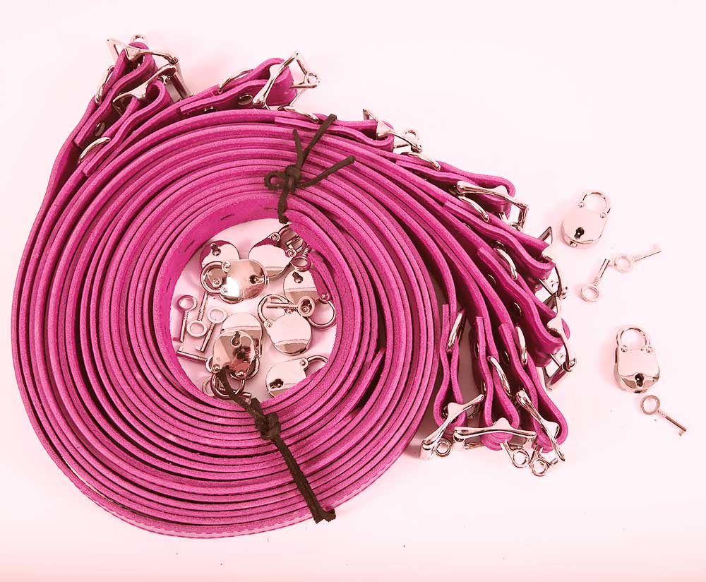 Nexis - Premium Leather 10 Piece Bondage Straps - DDB