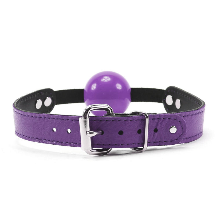 Nexis - Premium Leather Ball Gag - DDB