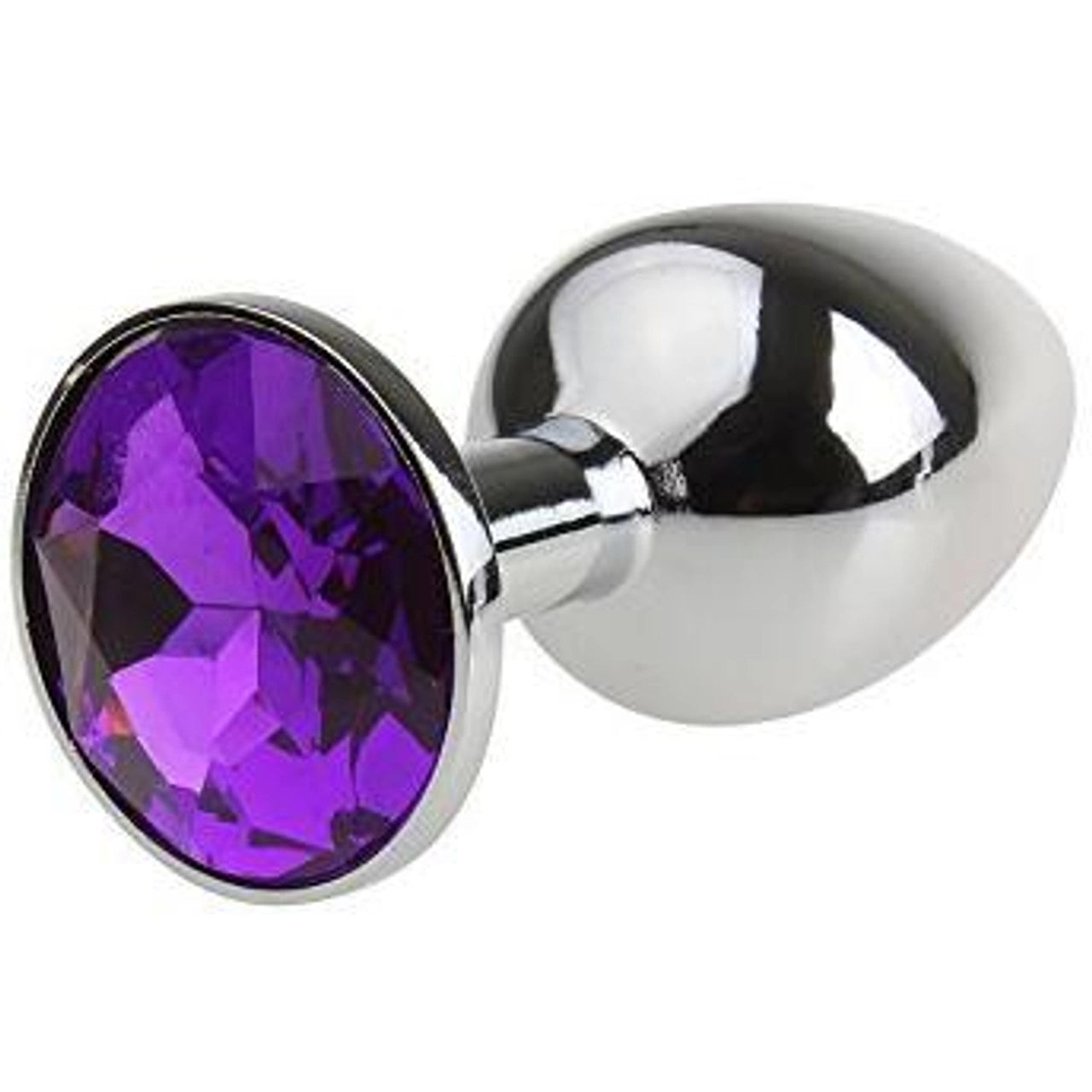 Stainless Steel Gem Anal Plug - DDB