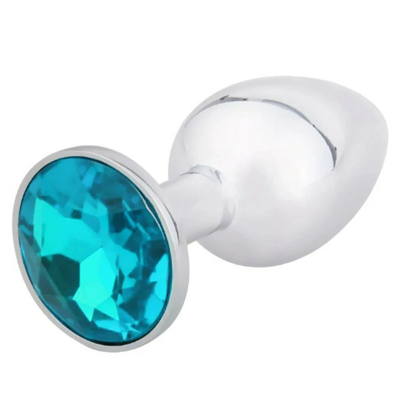 Stainless Steel Gem Anal Plug - DDB