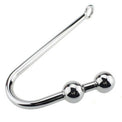 Stainless Steel Anal Hook with Double Ball - DDB