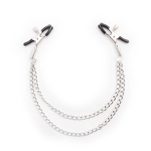 Nipple Clamps - Double Chain Alligator Style - DDB