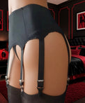 6 Strap Garter Belt Soft Panels - Extended sizes available - DDB