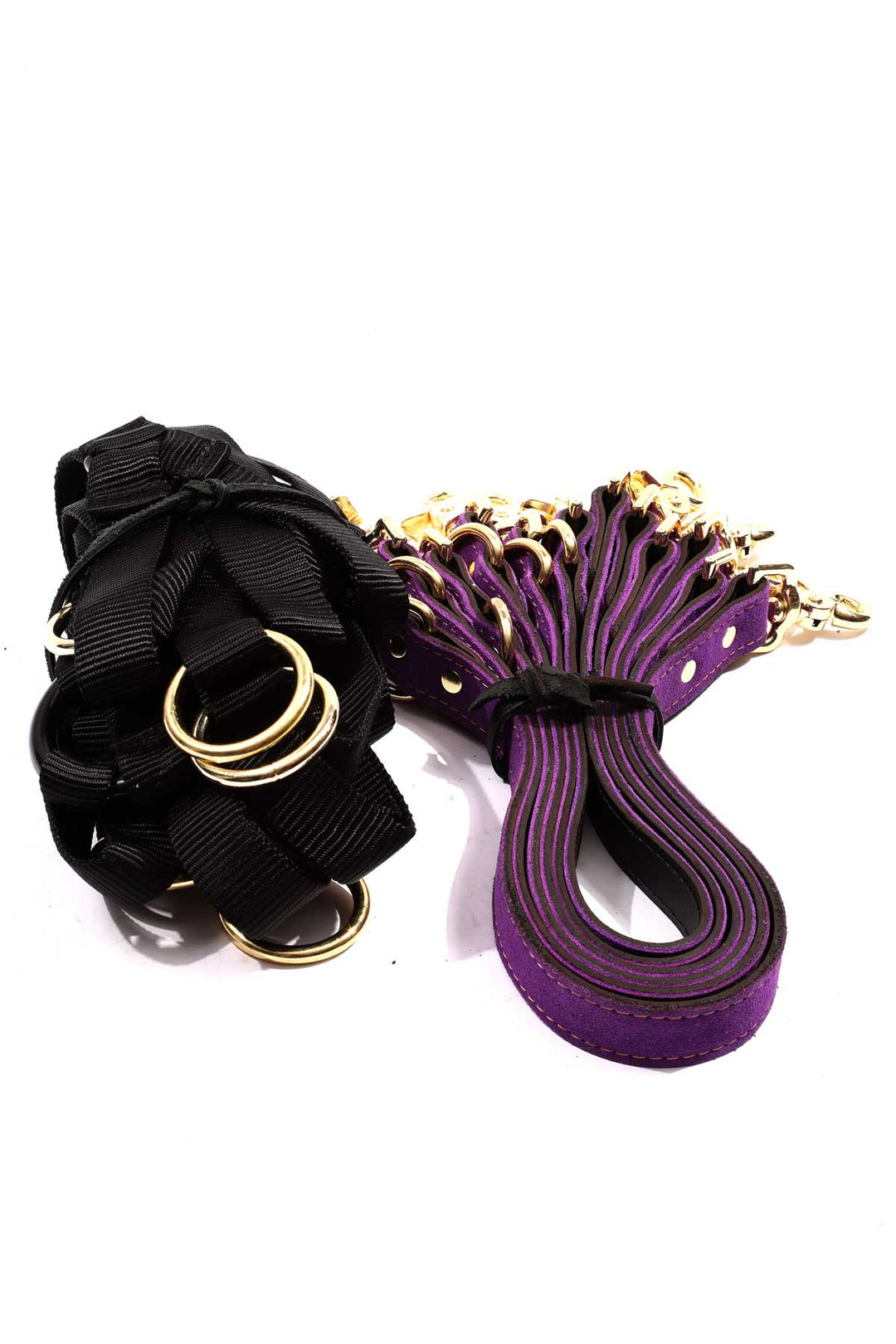 Athena - Special Edition Royal Purple Suede Under Mattress 6 Point Bondage Restraint System