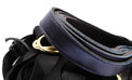 Sonya - Special Edition Metallic Sapphire Leather Under Mattress 6 Point Bondage Restraint System - DDB