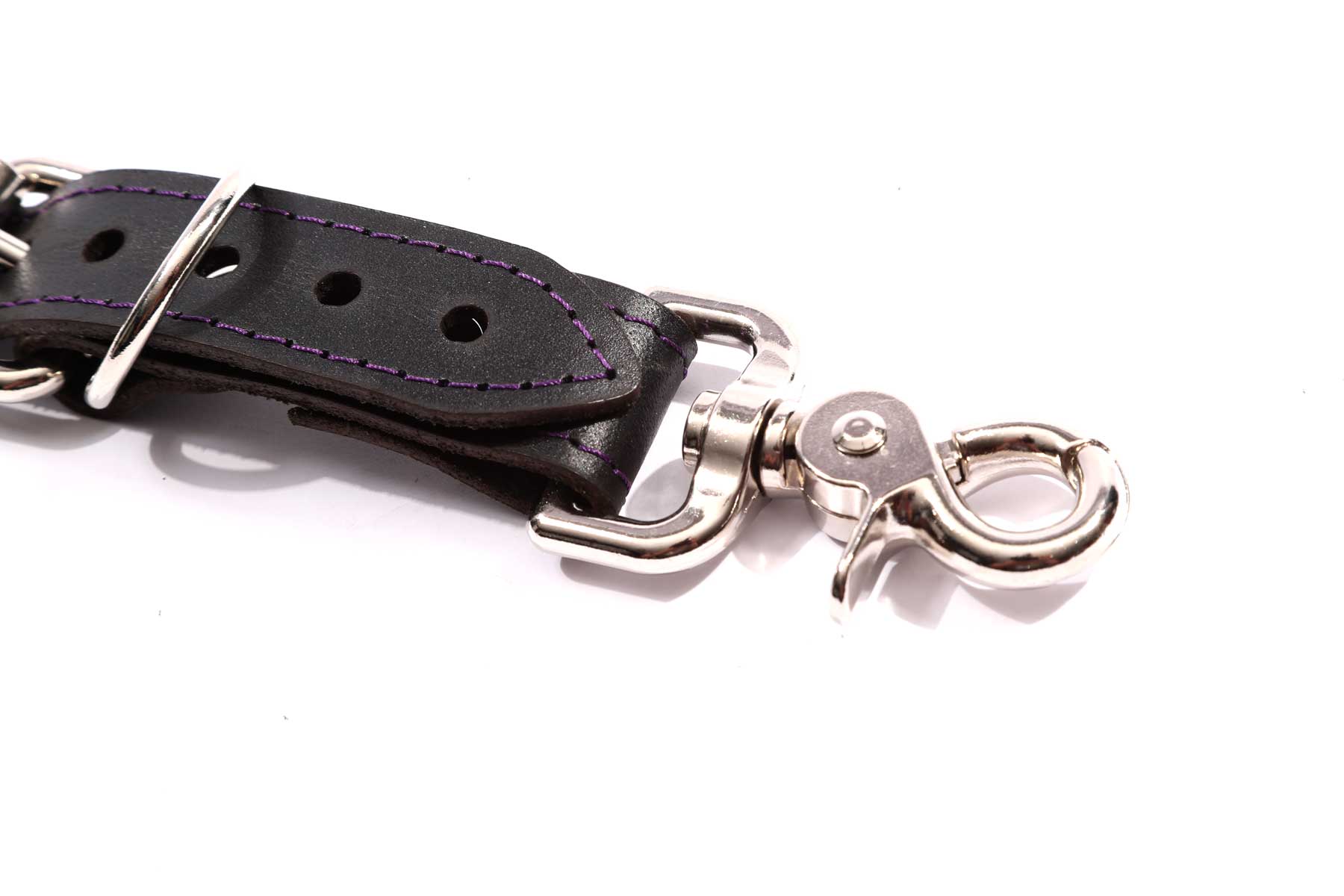 Mandrake - Premium Leather Adjustable Bondage Garters - DDB