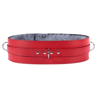 premium leather BDSM waist belt