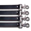 Mandrake - Black Leather BDSM Adjustable Straps - Bed Restraints - DDB