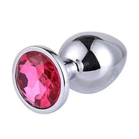 Stainless Steel Gem Anal Plug - DDB
