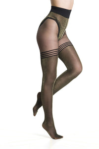 Farenheit Glitter Tights by Trasparenze