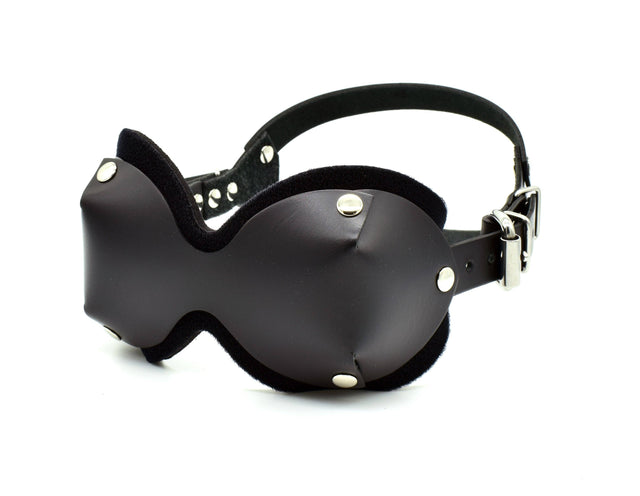 Ultimate Leather Blindfold - Dark Desires Boutique