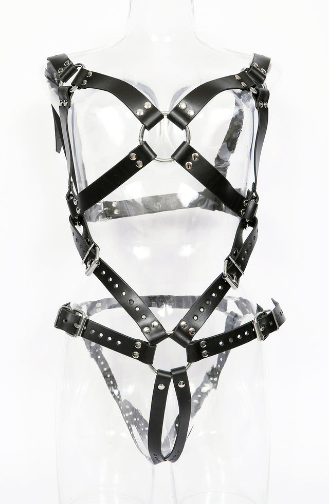 Leather Body Harness - Dark Desires Boutique