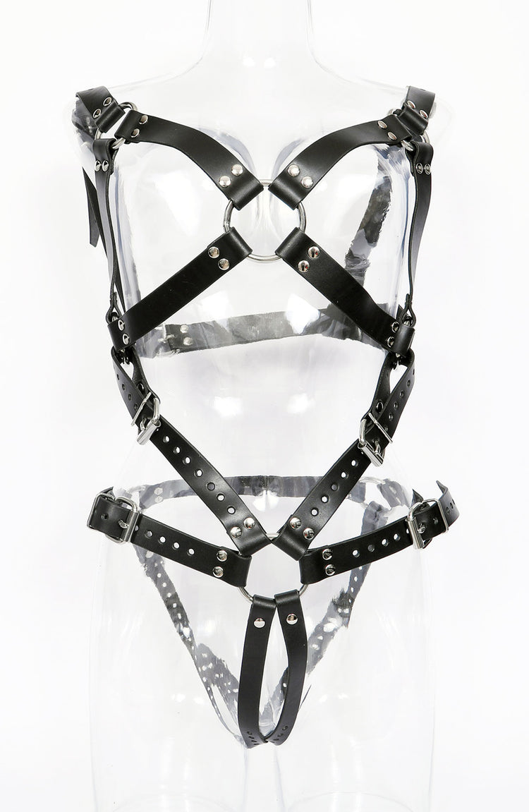 Leather Body Harness - Dark Desires Boutique