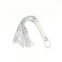 Fuji White - White Leather Flogger Whip - Beginner BDSM - DDB