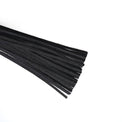 Black Leather Flogger Whip