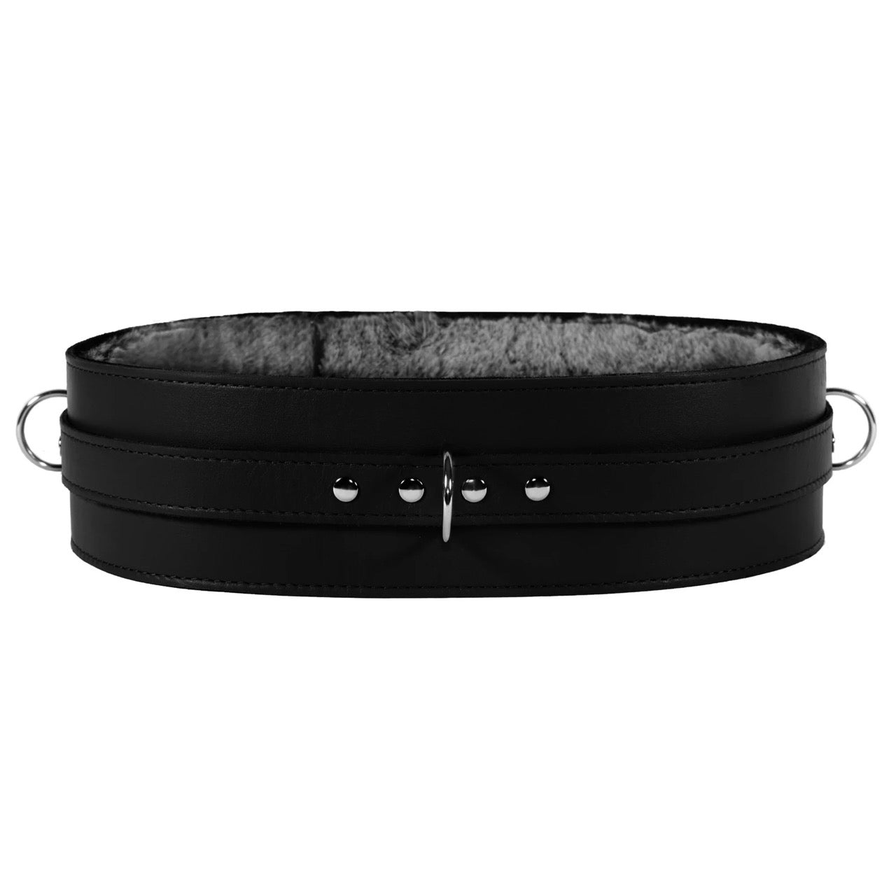 premium leather BDSM waist belt