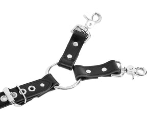 Nexis - Premium Leather Adjustable Y Hogtie